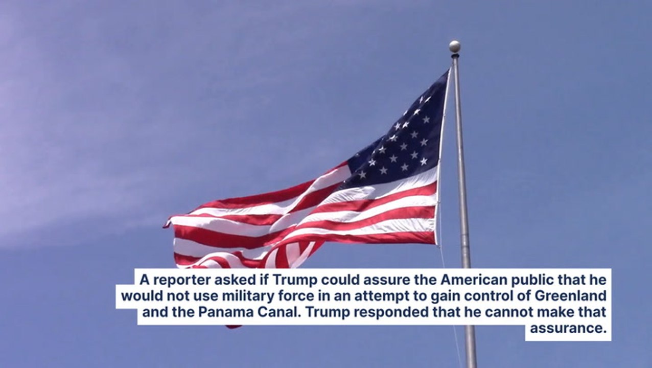 Trump Does Not Rule Out Military Force To Acquire Panama Canal, Greenland: 'We Need Them For Economic Security'