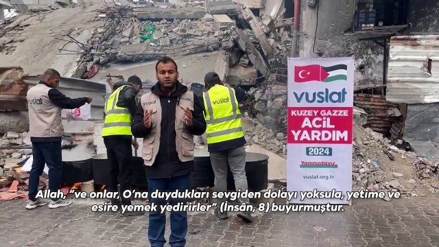 Gazze Sıcak Yemek Dağıtımı | Vuslat Derneği 2025