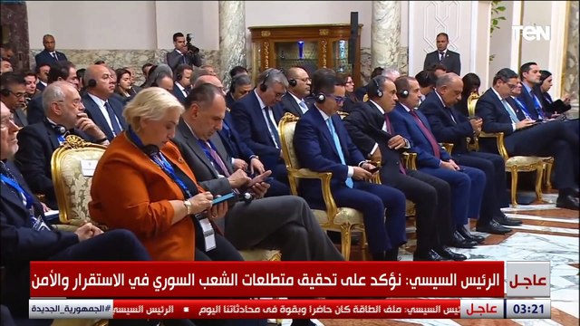 كلمة رئيس الرئيس القبرصي خلال المؤتمر الصحفي مع الرئيس السيسي والرئيس القبرصي