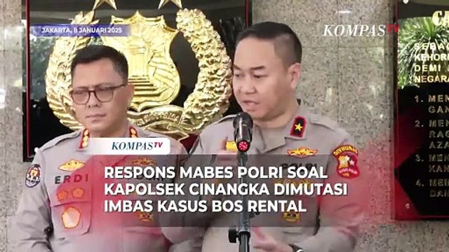 Kapolsek Cinangka Dimutasi Buntut Kasus Penembakan Bos Rental Mobil, Ini Respons Mabes Polri