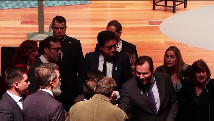 Así ha sido el primer acto por los 50 años de la muerte de Franco