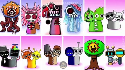 Compilation Incredibox |  Sprunki OC ALL Phases