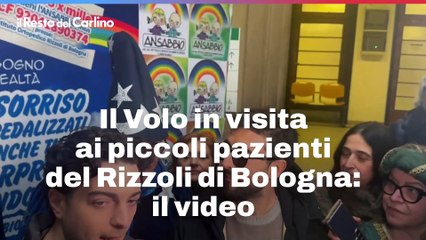 Il Volo in visita ai piccoli pazienti del Rizzoli di Bologna: il video