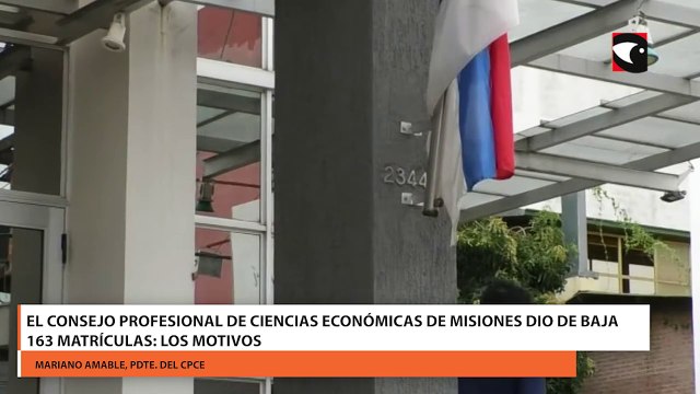 El Consejo Profesional de Ciencias Económicas de Misiones dio de baja 163 matrículas