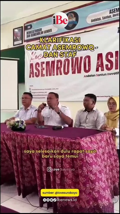 Klarifikasi Camat Asemrowo