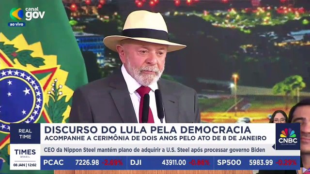Lula em ato de 2 anos do 08/01: “Podemos dizer em alto e bom som: ainda estamos aqui”; veja íntegra