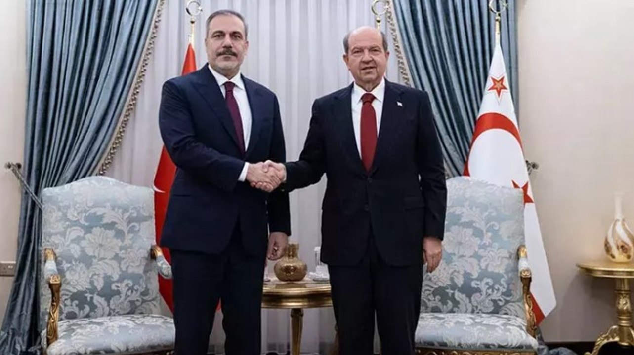 Dışişleri Bakanı Hakan Fidan, KKTC Cumhurbaşkanı Tatar ile ortak basın toplantısı düzenledi