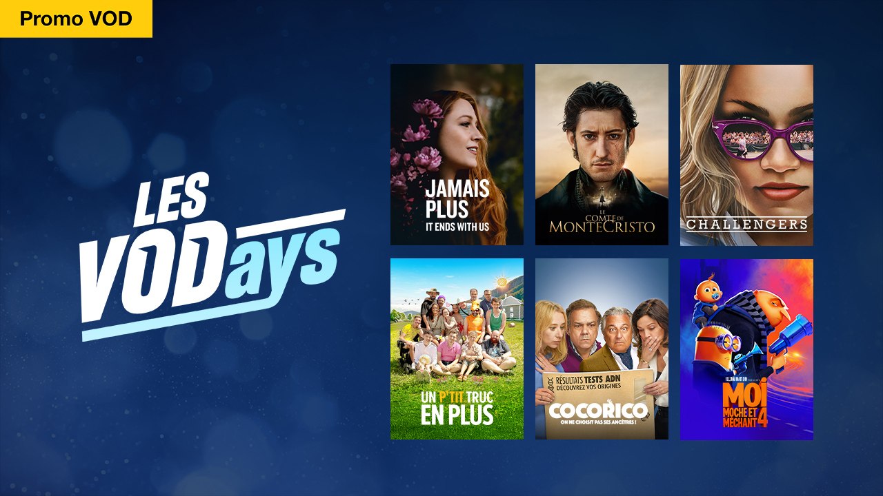 Les VODays sont de retour cette semaine seulement !