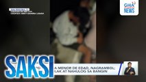 Grupo ng mga menor de edad, nagrambol; 2 lalaki, itinulak at nahulog sa bangin | Saksi