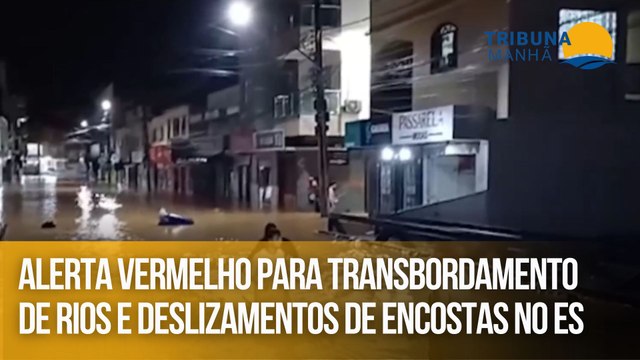 Chuva forte deixa estragos na Grande Vitória