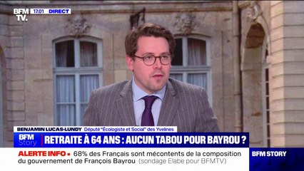 Retraites: "Il y a une majorité à l'Assemblée nationale pour abroger la réforme Borne. Laissons l'Assemblée nationale voter", demande Benjamin Lucas-Lundy (député "Écologiste et social")