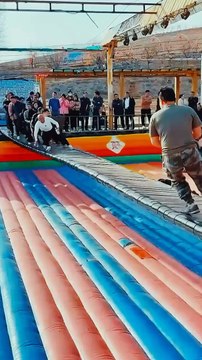 #3163This Trampoline Is🥱😲😲So Fun! Why Didn't We Just Start Jumping Around LikeThisWhen WeWereKids