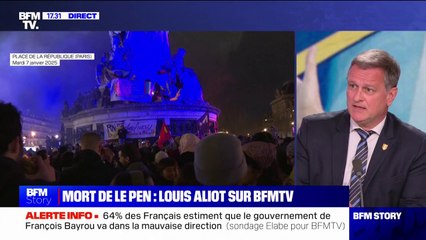 Célébrations de la mort de Jean-Marie Le Pen: Louis Aliot (maire RN de Perpignan) dénonce "l'intolérance systématique" de la gauche et de l'extrême gauche