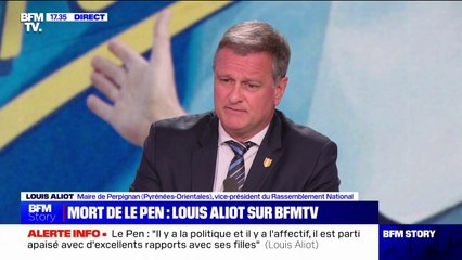 Mort de Jean-Marie Le Pen: "Il n'était ni raciste ni antisémite", estime Louis Aliot, maire RN de Perpignan