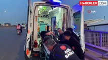 Motosiklet Tırla Bariyer Arasına Sıkıştı: 2 Yaralı