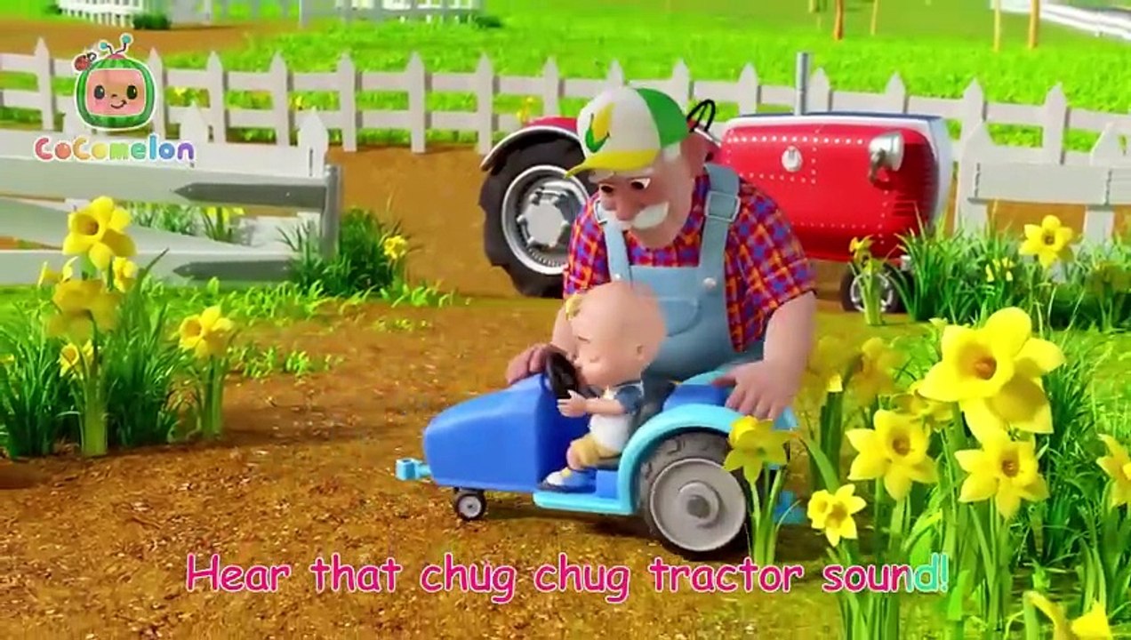Muddy Chug Chug Tractor Song! _ CoComelon Nursery Rhymes & Kids Songs