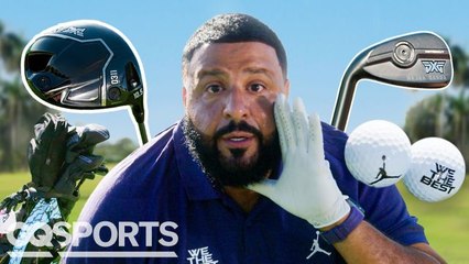 DJ Khaled Shows Off His Special Edition Golf Clubs