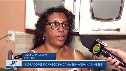 Moradores do Vasco da Gama sem água há 3 meses
