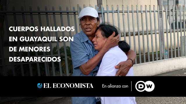 Cuerpos hallados en Guayaquil son de menores desaparecidos