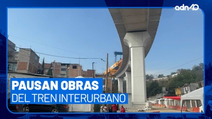 Suspenden obra del Tren Interurbano en Álvbaro Obregón