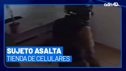 Sujeto asalta una tienda de celulares en Playas del Rosarito; los amenazó con un arma de fuego