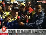 Fuerza motorizada del estado Miranda sale a las calles en respaldo al presidente Maduro