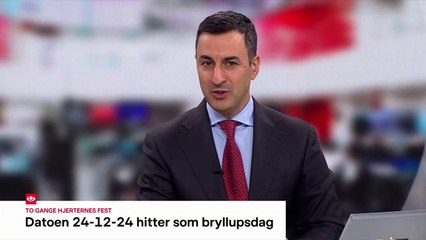 TO GANGE HJERTERNES FEST - Datoen 24-12-24 hitter som bryllupsdag | TVA 18:30 - 24 December 2024 | DRTV