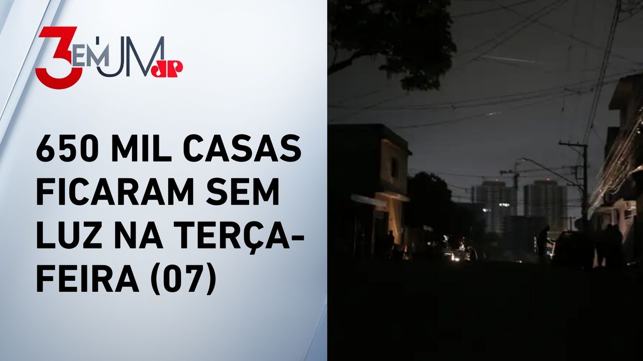 Temporal em SP deixa milhares de imóveis sem energia elétrica