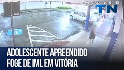 Adolescente apreendido foge de IML em Vitória