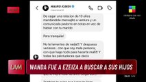 Filtran escandaloso chat de Mauro Icardi a Wanda Nara destrozando a Maxi López