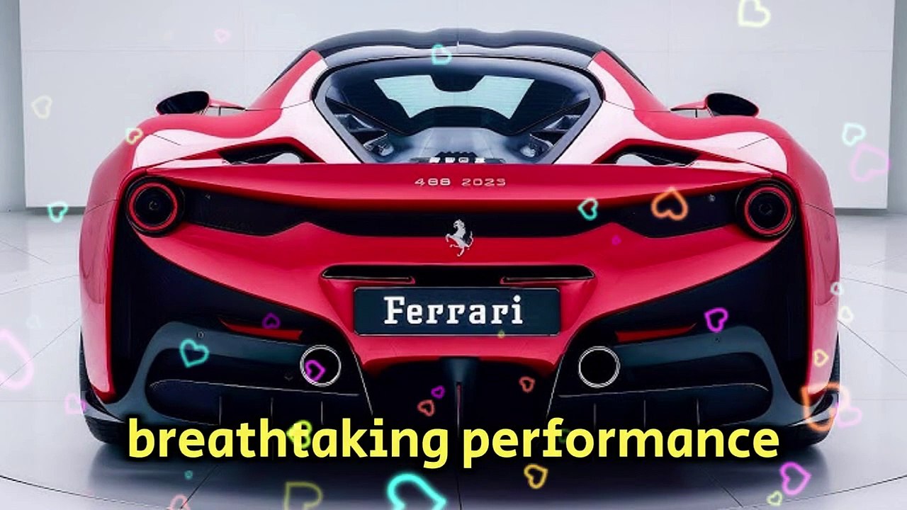 The New Ferrari 488 GTB 2025 – Powerhouse Performance with Italian Elegance!