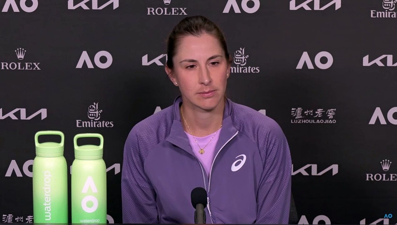Tennis - Australian Open 2025 - Belinda Bencic : "You can be a mom and come back to the same level, even improve"