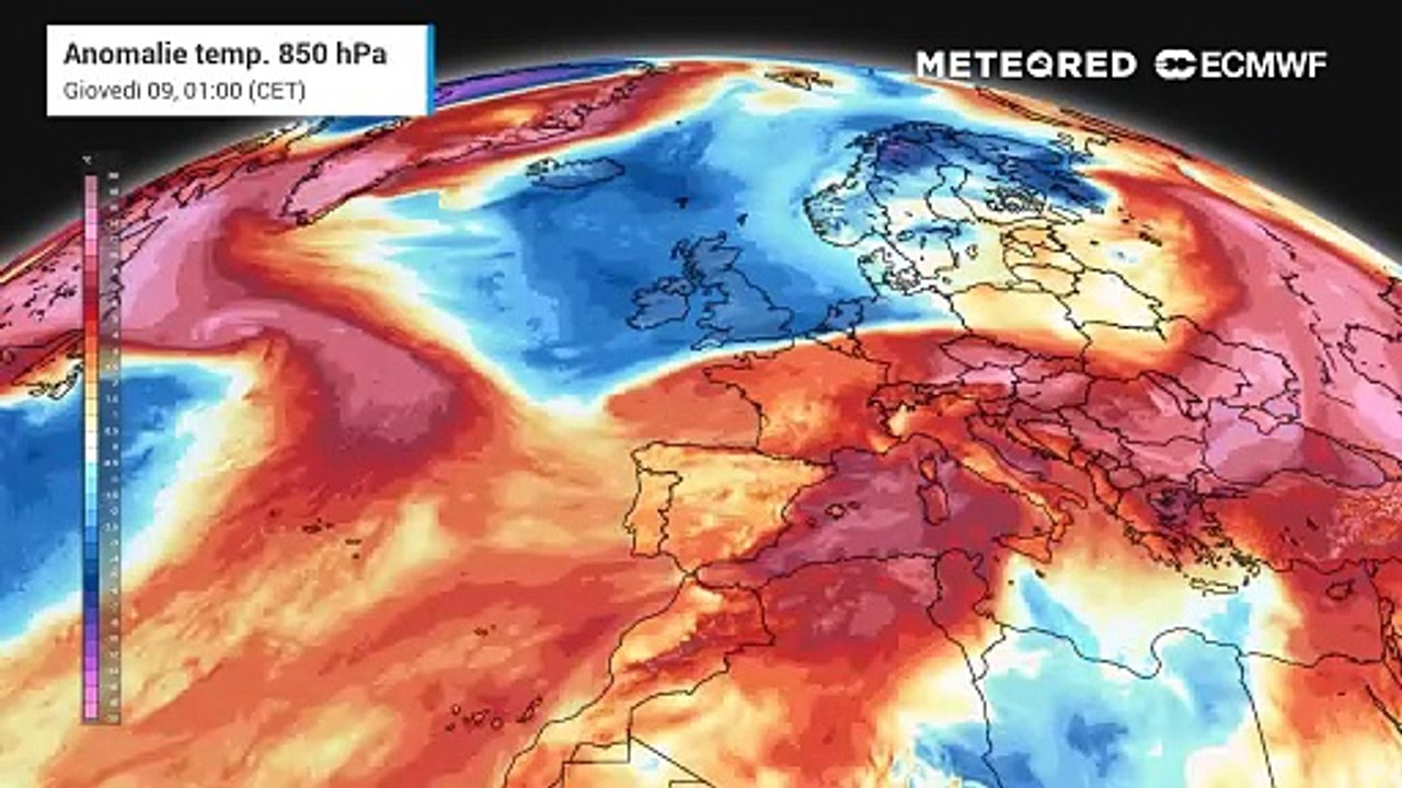 Anomalie temperature