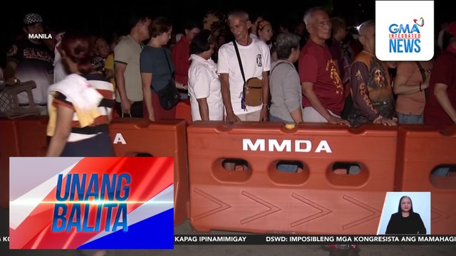 Ilang deboto, pumila nang mahabang oras sa pahalik o pagpupugay sa Poong Nazareno sa Quirino Grandstand | Unang Balita