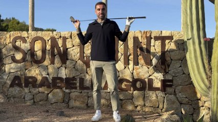 Un hoyo en Golf Son Quint con Sergi Darder: "La mejor sacada de bunker de mi vida..."