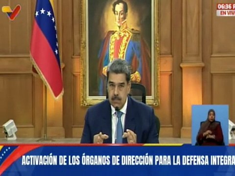 Jefe de Estado: Ante una amenaza real de gobiernos externos y grupos fascistas vamos a actuar