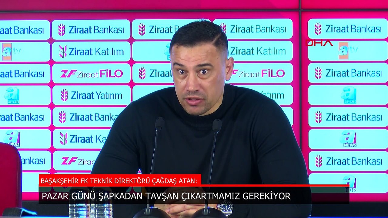 Başakşehir'de Çağdaş Atan: Pazar günü şapkadan tavşan çıkartmamız gerekiyor