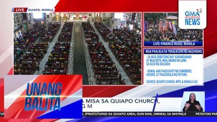 Panayam kay Rev. Fr. Robert Arellano, Spokesperson at Parochial Vicar, Minor Basilica and National Shrine of Jesus Nazareno | Unang Balita