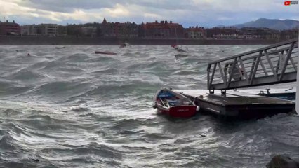 Basque Country  |  Storm in Getxo / Tempête à Getxo  |  Euskadi 24 Television