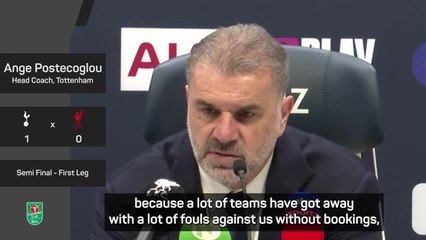 'Apparently those are the rules' - Postecoglou explains how Bergvall escaped red