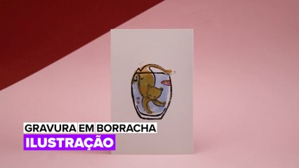 Gravura em Borracha: Ilustração