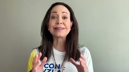 “Que el miedo nos tenga miedo”, el llamado de Corina Machado contra Maduro