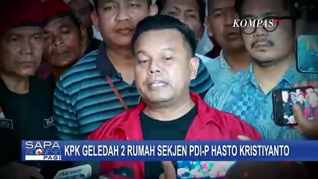 KPK Geledah Rumah Sekjen PDIP Hasto Kristiyanto di Bekasi dan Jakarta