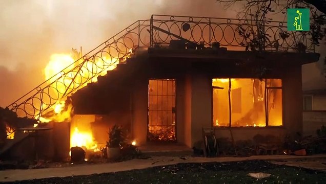 Dos muertos y varios heridos por voraces incendios forestales alrededor de Los Ángeles
