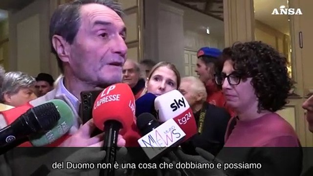 Milano, Fontana: A Capodanno in piazza Duomo fatti di gravita' assoluta