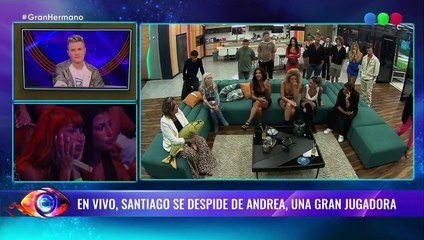 Así despidieron a Andrea Lázaro en Gran Hermano 2024