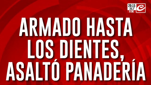 Así fue el violento robo a una panadería en San Miguel