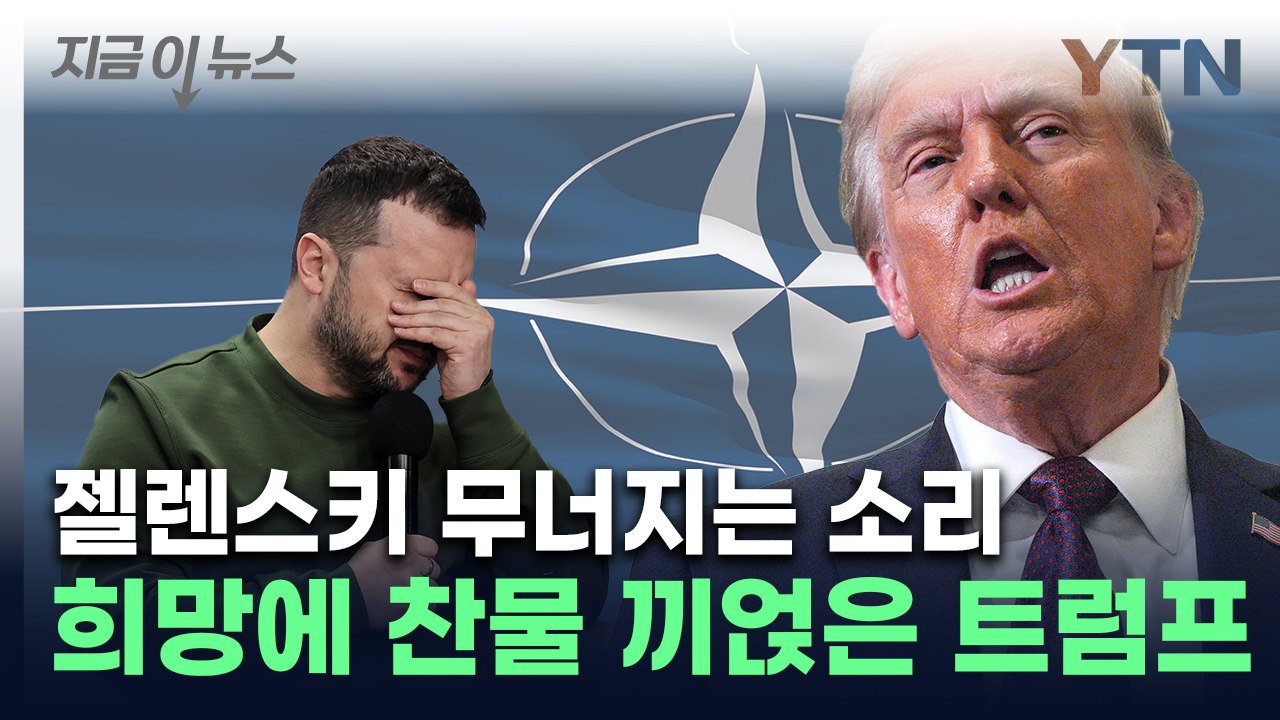 우크라 '나토 가입' 최대 복병 등장...트럼프가 끼얹은 찬물 [지금이뉴스] / YTN