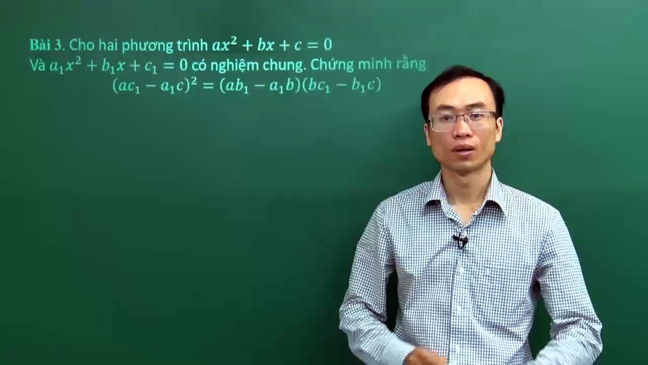 23. Bài 06. Nghiệm của hai phương trình. (Luyện thi vào 10 Chuyên Toán CT1 ) - HOCMAI 2024-05-22 10_44