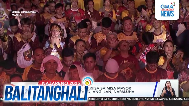 Libo-libong deboto, nakiisa sa Misa Mayor sa Quirino Grandstand; Ang ilan, napaluha sa pagdarasal | Balitanghali
